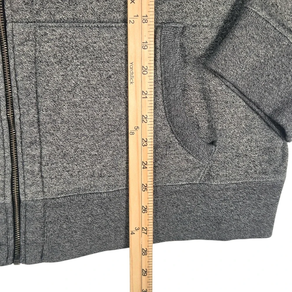 Polo Ralph Lauren Zip Hoodie Mens XXL Gray Heather Red‎ Pony Logo Sweatshirt